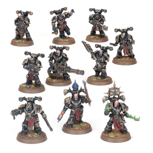 WH Kill Team Chaos Space Marine Veterans Legionaries (Ny) - Bild 2