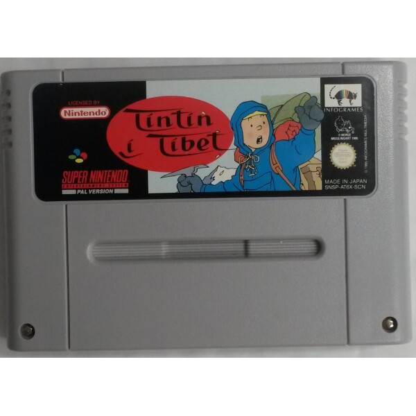 SNES Tintin i Tibet SCN