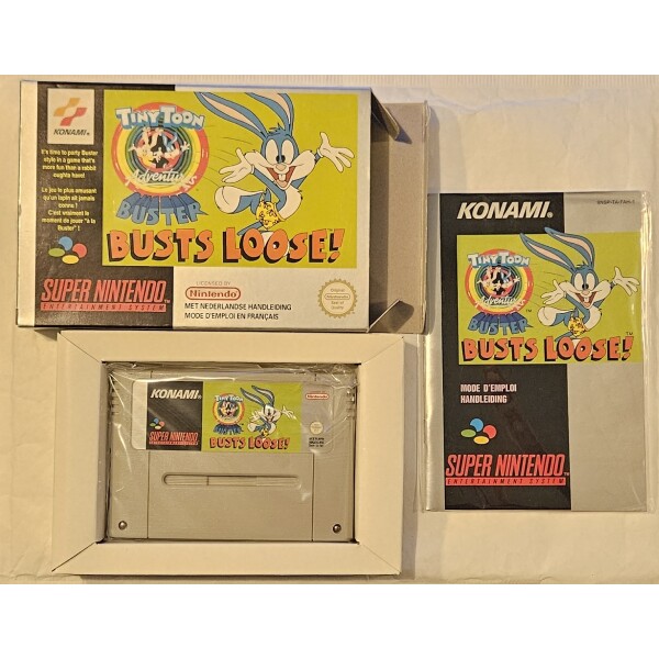 SNES Tiny Toons Adventures Busters Busts Loose FAH-1 (Komplett)