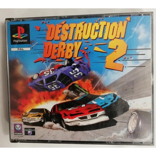 PS1 Destruction Derby 2 Platinum