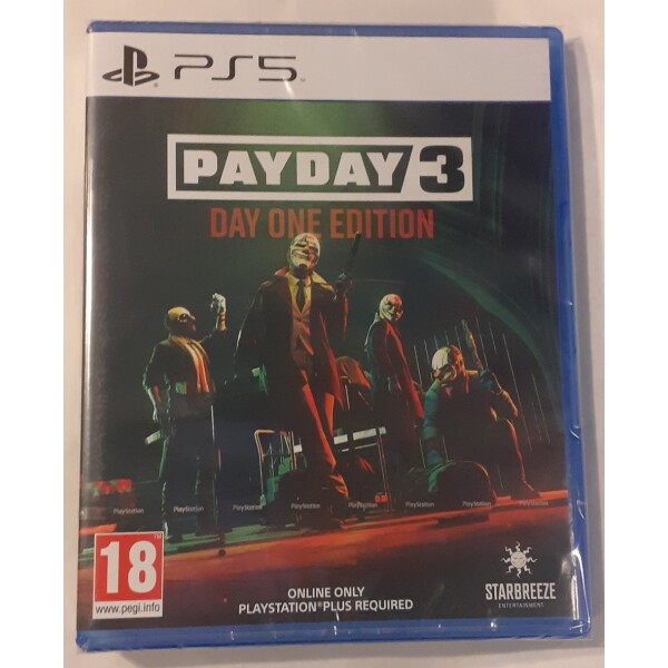 Ps5 Payday 3 - day one edition (Nytt)