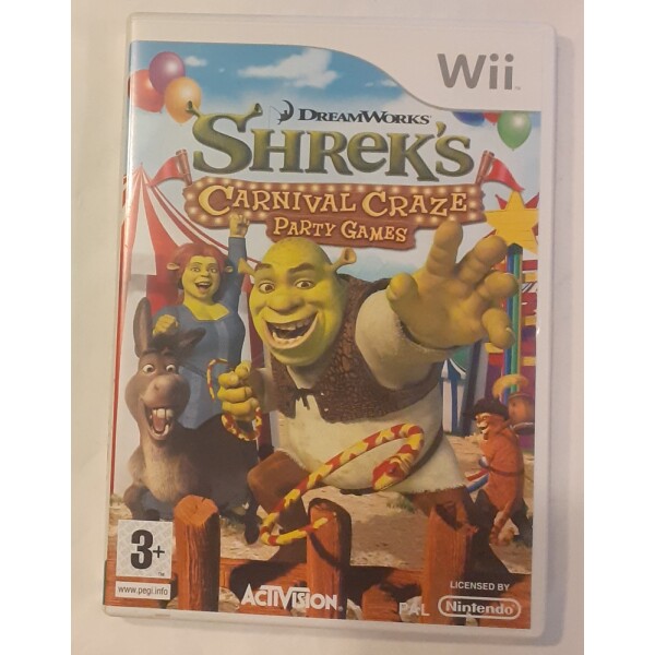 Wii Shrek carnival Craze Party games